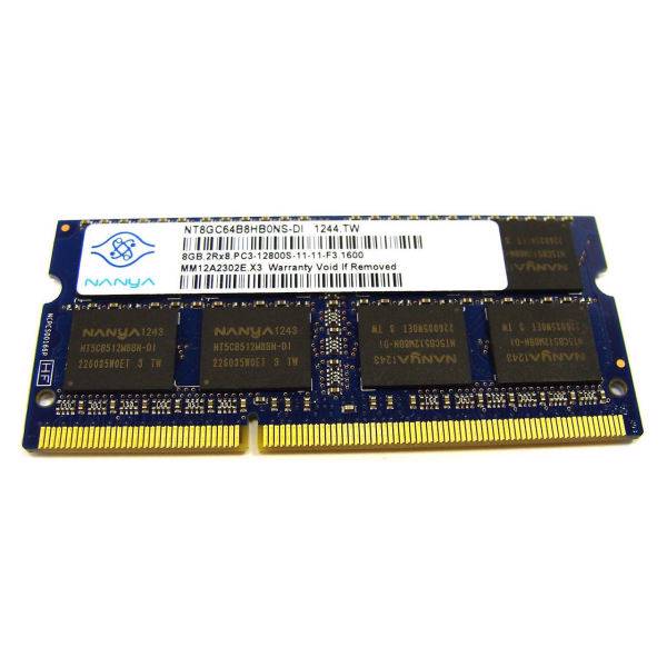 NANYA DDR3L PC3L 12800s MHz 1600 RAM 8GB، رم لپ تاپ نانیا مدل 1600 DDR3L PC3L 12800S MHz ظرفیت 8 گیگابایت