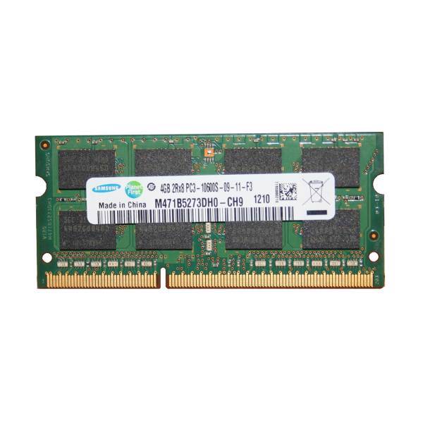 Samsung DDR3 PC3 10600s MHz 1333 RAM - 4GB، رم لپ تاپ سامسونگ مدل 1333 DDR3 PC3 10600s MHz ظرفیت 4گیگابایت
