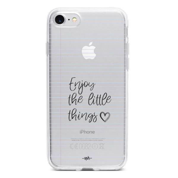 Enjoy The Little Things Case Cover For iPhone 7 /8، کاور ژله ای وینا مدل Enjoy The Little Things مناسب برای گوشی موبایل آیفون 7 و 8