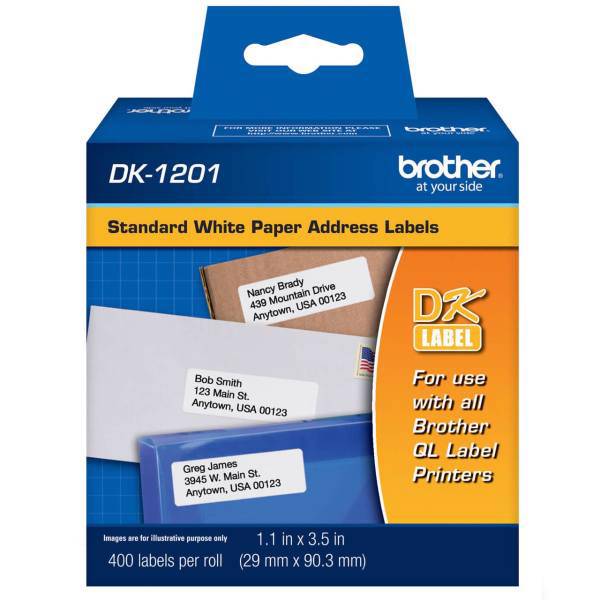 Brother DK1201 Label Printer Label، برچسب پرینتر لیبل زن برادر مدل DK1201
