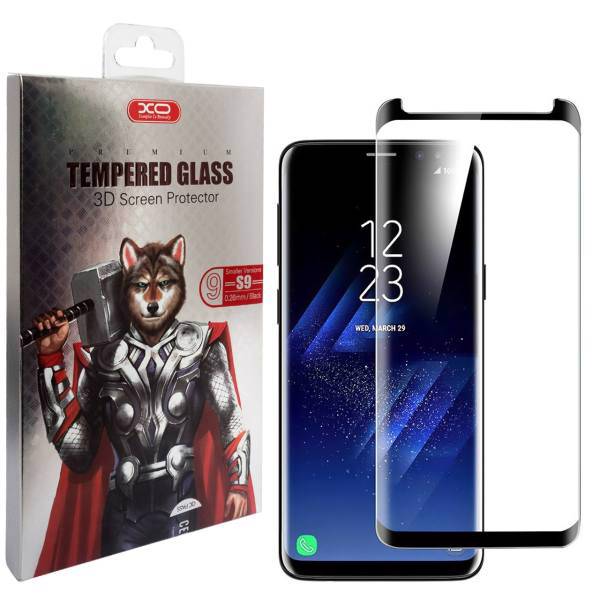 Tempered XO Full Cover Glass Screen Protector For Samsung Galaxy S9، محافظ صفحه نمایش شیشه ای تمپرد ایکس او مدل Full Cover مناسب برای گوشی موبایل سامسونگ Galaxy S9
