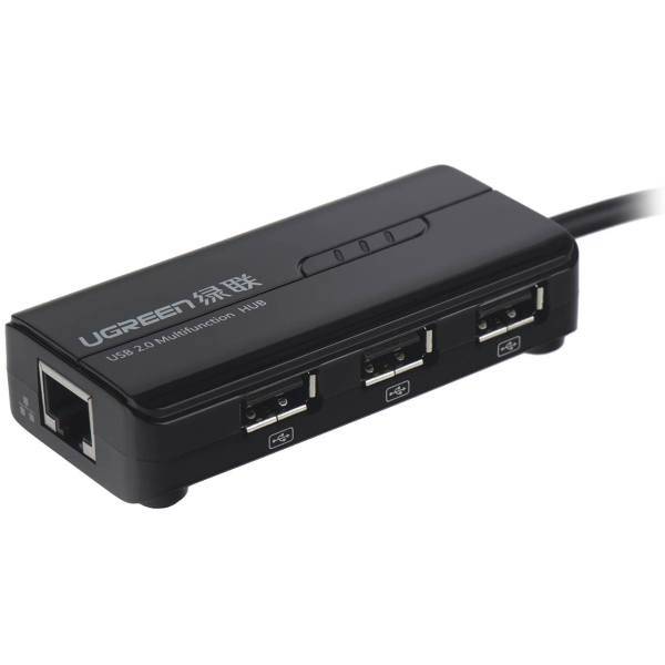 Ugreen 20264 USB to Ethernet/USB Adapter، مبدل USB 3.0 به Ethernet/USB یوگرین مدل 20264
