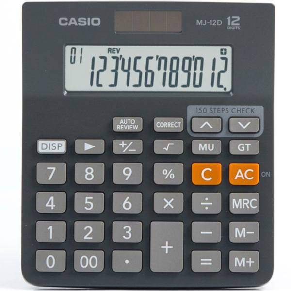 CASIO MJ-12D Calculator، ماشین حساب کاسیو مدل MJ-12D