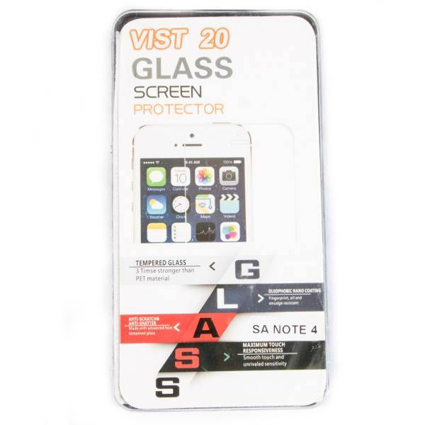 VIST Glass Screen Protector for SAMSUNG NOTE 4، محافظ صفحه نمایش ویست مدل 01 مناسب برای گوشی Samsung Note 4