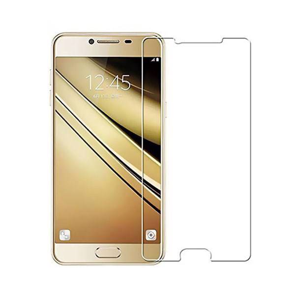 Tempered Glass Screen Protector For Samsung Galaxy C7، محافظ صفحه نمایش شیشه ای مدل Tempered مناسب برای گوشی موبایل سامسونگ Galaxy C7