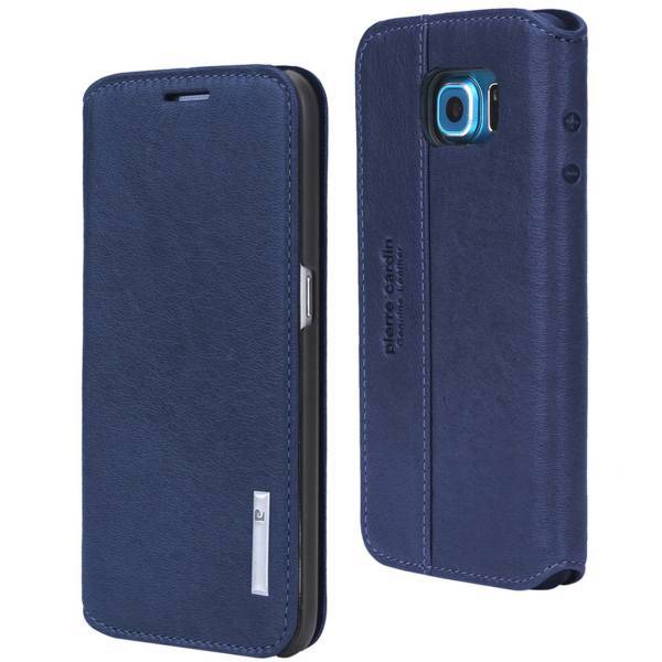 Pierre Cardin PCS-P03 Leather Cover For Samsung Galaxy S6، کاور چرمی پیرکاردین مدل PCS-P03 مناسب برای گوشی سامسونگ گلکسی S6