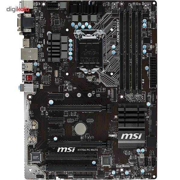 MSI H170A PC MATE Motherboard، مادربرد ام اس آی مدل H170A PC MATE