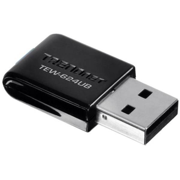 TRENDnet TEW-624UB N300 USB Network Adapter، کارت شبکه USB N300 ترندنت مدل TEW-624UB