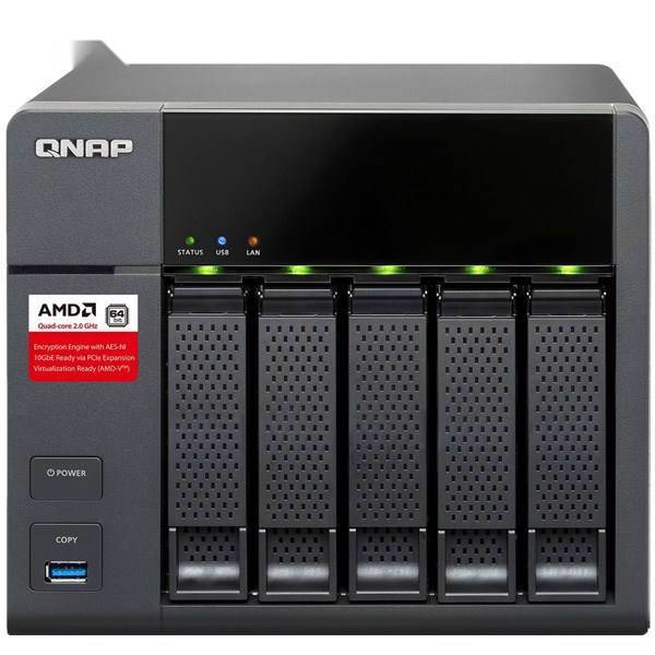 QNAP TS-563-8G NASiskless، ذخیره ساز تحت شبکه کیونپ مدل TS-563-8G بدون هارددیسک