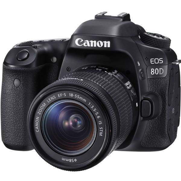 Canon Eos 80D Digital Camera With EF-S 18-55mm f/3.5-5.6 IS STM Lens، دوربین دیجیتال کانن مدل Eos 80D به همراه لنز EF-S 18-55mm f/3.5-5.6 IS STM