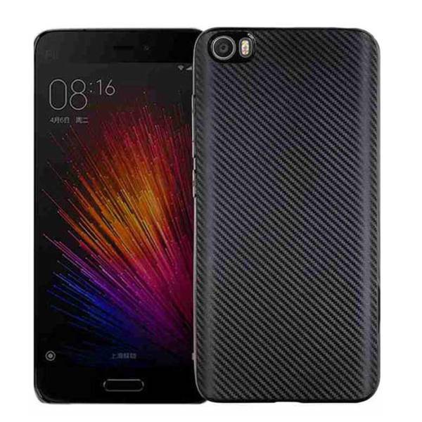 Fiber Carbon Jelly Case For Xiaomi Mi 5، کاور محافظ ژله ای فیبر کربن مدل Slim مناسب برای گوشی شیاومی Mi 5