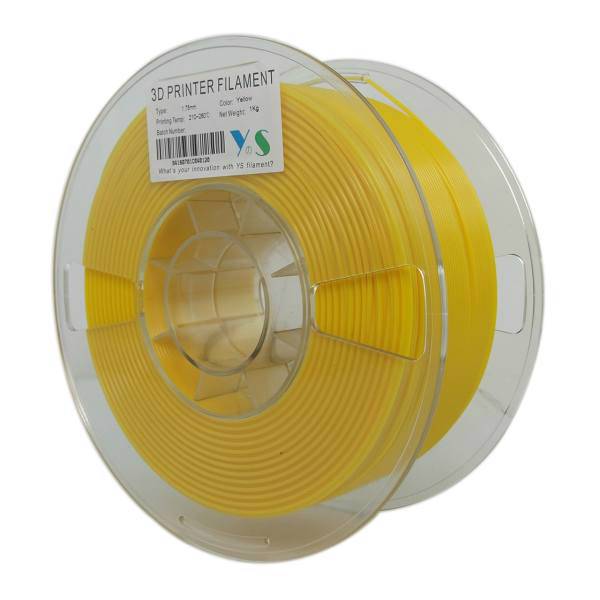 Yousu PLA Yellow 1.75 mm 1 KG 3D Printer Filament، فیلامنت پرینتر سه بعدی PLA زرد 1.75 میلیمتر 1 کیلو