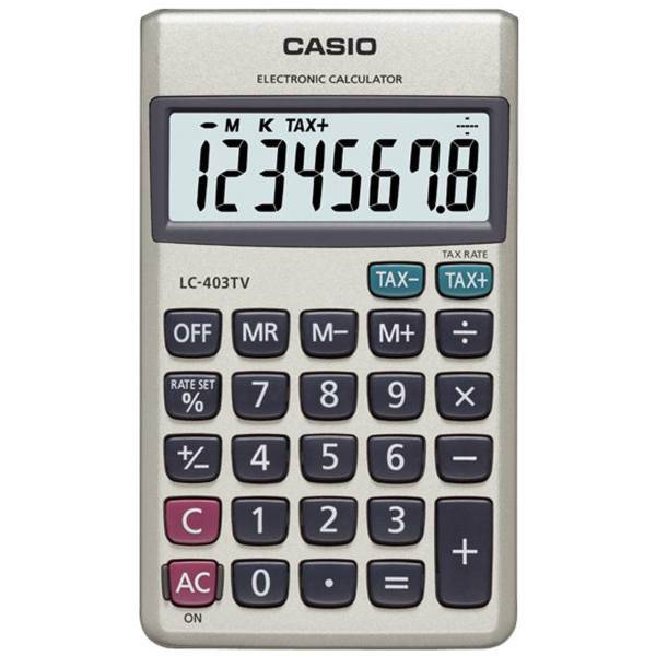 Casio LC-403TV Calculator، ماشین حساب کاسیو مدل LC-403TV