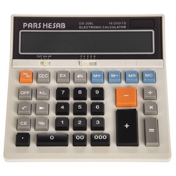 Pars Hesab DS-206L Calculator، ماشین حساب پارس حساب مدل DS-206L
