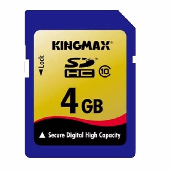 Kingmax Memory Card SDHC 4GB-Class 10، کارت حافظه SDHC کینگ مکس کلاس 10 ظرفیت 4 گیگابایت