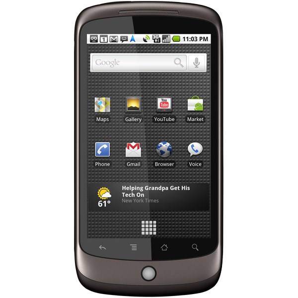 HTC Google Nexus One، گوشی موبایل اچ تی سی گوگل نکسوس وان