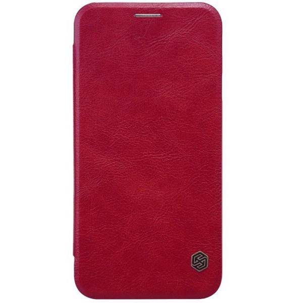 Nillkin Qin Leather Flip Cover For Samsung Galaxy J7 pro/J730، کیف کلاسوری چرمی نیلکین مدل Qin مناسب برای گوشی موبایل سامسونگ گلکسی J7 Pro / J730