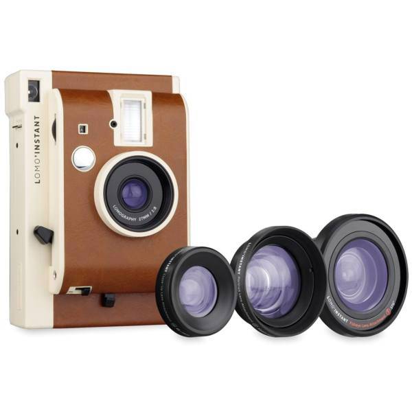 Lomography Sanremo Lomo Instant Camera With Lenses، دوربین چاپ سریع لوموگرافی مدل Sanremo به همراه سه لنز