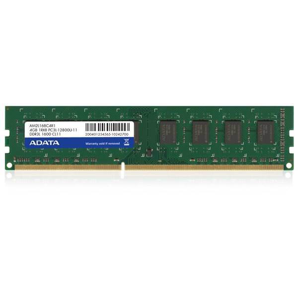 ADATA Premier DDR3L 1600MHz PC3L-12800 Desktop Memory - 4GB، رم کامپیوتر ای دیتا مدل Premier DDR3L 1600MHz PC3L-12800 ظرفیت 4 گیگابایت
