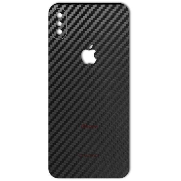 MAHOOT Carbon-fiber Texture Sticker for iPhone X، برچسب تزئینی ماهوت مدل Carbon-fiber Texture مناسب برای گوشی iPhone X