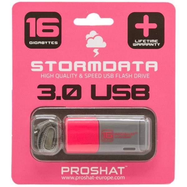 Proshat Stormdata USB 3.0 Flash Memory - 16GB، فلش مموری USB 3.0 پروشات مدل استورم دیتا ظرفیت 16 گیگابایت