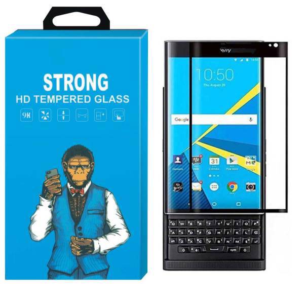 Strong Monkey Tempered Glass Protector For BlackBerry Priv، محافظ صفحه نمایش شیشه ای Full cover مانکی مدلStrong مناسب برای گوشی بلک بری Priv