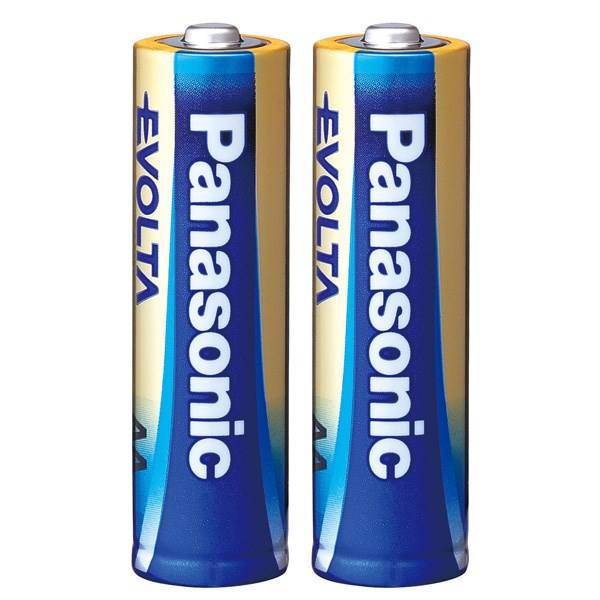 Panasonic High-Tech Alkaline Evolta AA Battery Pack Of 2، باتری قلمی پاناسونیک مدل High-Tech Alkaline Evolta بسته 2 عددی