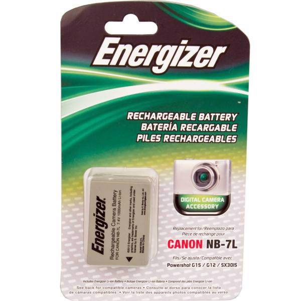 Energizer NB-7L Battery For Canon Camera، باتری انرجایزر مدل NB-7L مناسب برای دوربین کانن