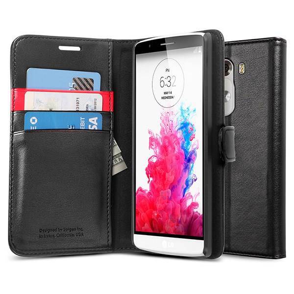 LG G3 Spigen Wallet S Flip Cover، کیف کلاسوری اسپیگن مدل Wallet S مناسب برای گوشی ال‌جی G3