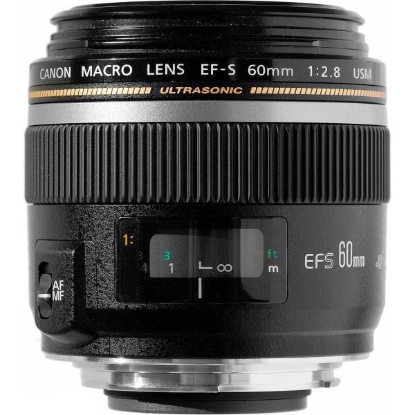 Canon EF-S 60mm f/2.8 Macro USM Lens، لنز کانن مدل EF-S 60mm f/2.8 Macro USM