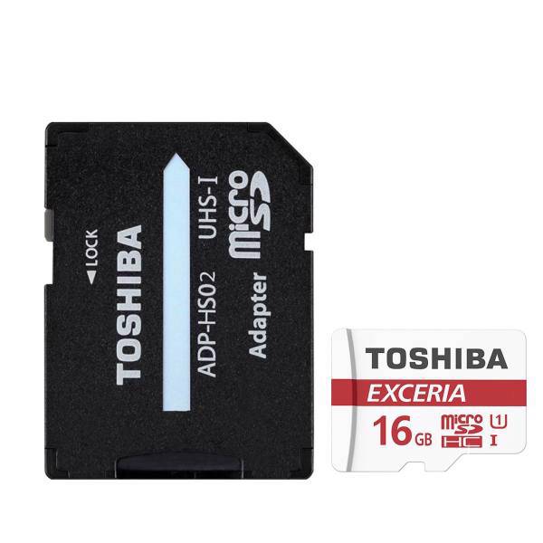 Toshiba EXCERIA M302-EA UHS-I U1 Class 10 90 MBps microSDHC With Adapter - 16GB، کارت حافظه microSDHC توشیبا مدل EXCERIA M302-EA کلاس 10 استاندارد UHS-I U1 سرعت 90MBps همراه با آداپتور SD ظرفیت 16 گیگابایت