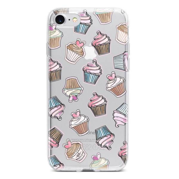 Cupcake Case Cover For iPhone 7 /8، کاور ژله ای وینا مدل Cupcake مناسب برای گوشی موبایل آیفون 7 و 8