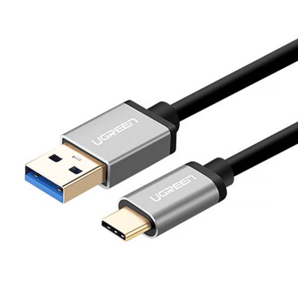 UGREEN US187 USB to USB-C Cable 1m، کابل تبدیل USB به USB-C یوگرین مدل US187 طول 1 متر