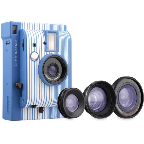 Lomography San Sebastian Instant Camera With Lenses، دوربین چاپ سریع لوموگرافی مدل San Sebastian به همراه سه لنز
