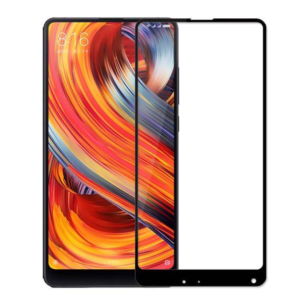 Tempered Full Cover Glass Screen Protector For Xiaomi Mi Mix 2، محافظ صفحه نمایش شیشه ای تمپرد مدل Full Cover مناسب برای گوشی موبایل Xiaomi Mi Mix 2