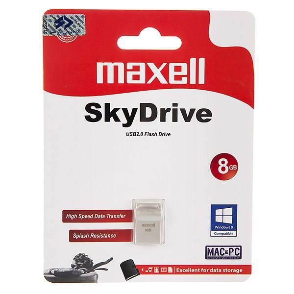 Maxell SkyDrive USB 2.0 Flash Drive - 8GB، فلش مموری مکسل مدل SkyDrive ظرفیت 8 گیگابایت