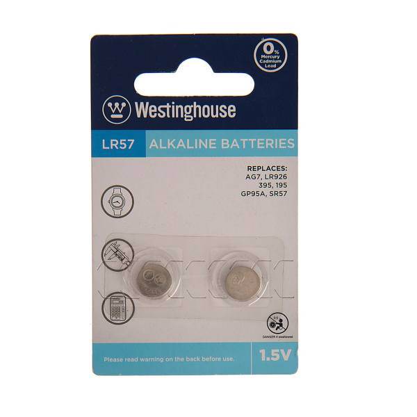 Westinghouse LR57 Alkaline Battery For Watches، باتری ساعت وستینگ هاوس مدل LR57