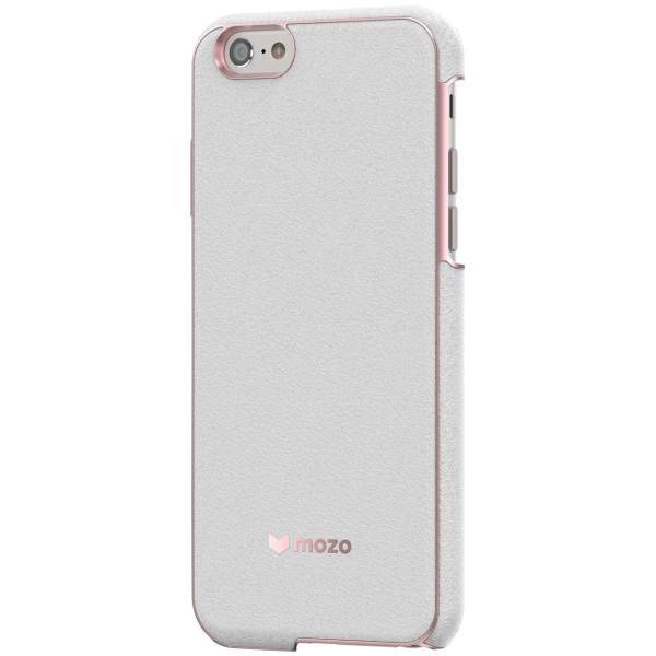 Mozo White Leather Cover For Apple iPhone 6/6s، کاور موزو مدل White Leather مناسب برای گوشی موبایل آیفون 6/6s
