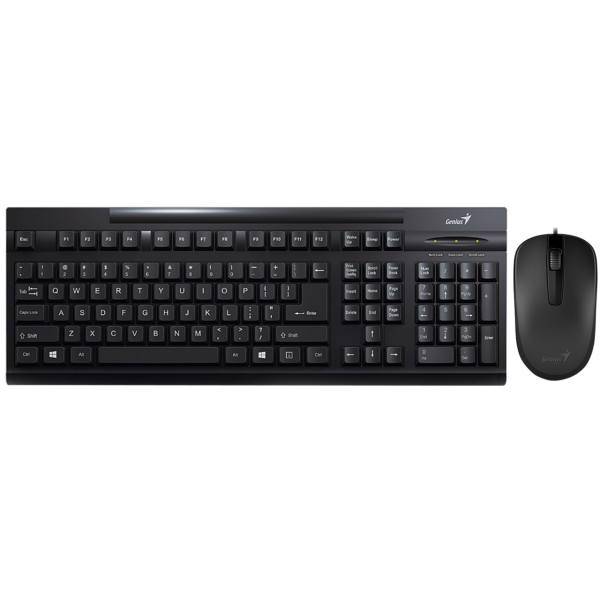 Genius KM-125 Keyboard With Mouse With Persian Letters، کیبورد و ماوس جنیوس مدل KM-125 با حروف فارسی