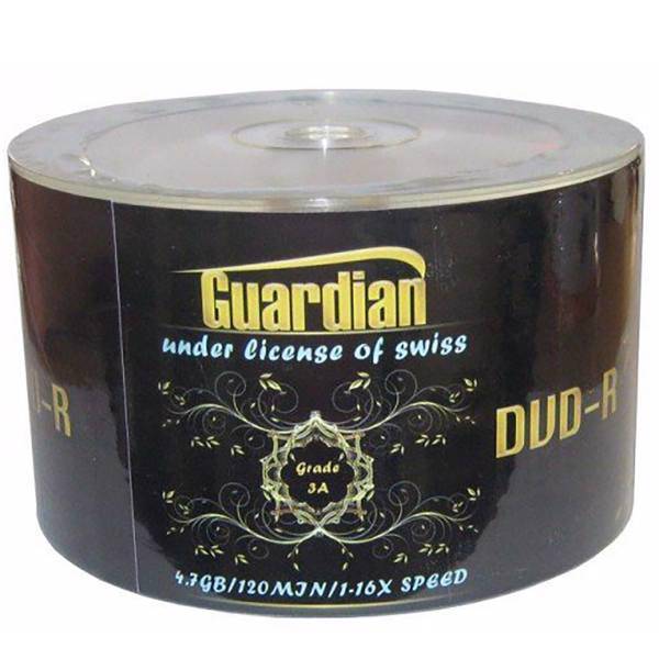 Guardian DVD-R Pack of 50، دی وی دی خام گاردین بسته 50 عددی