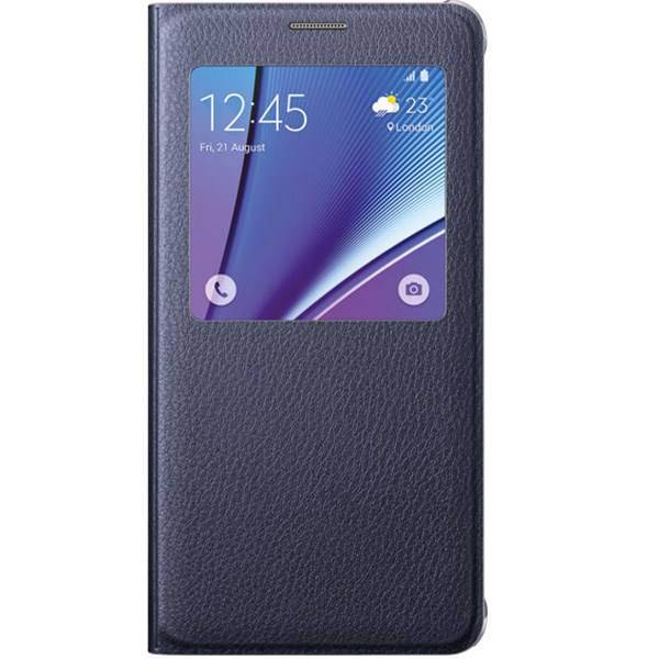 Samsung S View Cover For Galaxy Note 5، کیف کلاسوری سامسونگ مدل S View مناسب برای گوشی موبایل گلکسی نوت 5