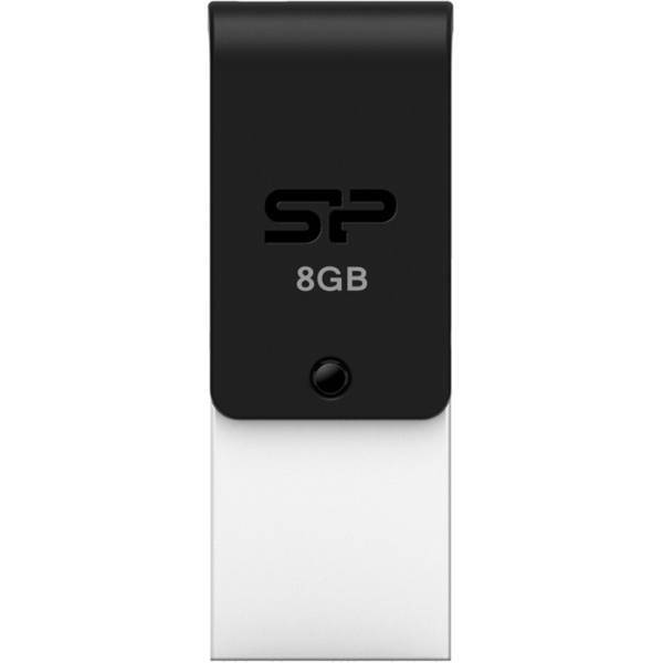 Silicon Power X21 OTG Flash Memory - 8GB، فلش مموری OTG سیلیکون پاور مدل X21 ظرفیت 8 گیگابایت