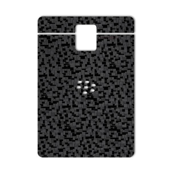 MAHOOT Silicon Texture Sticker for BlackBerry Passport، برچسب تزئینی ماهوت مدل Silicon Texture مناسب برای گوشی BlackBerry Passport