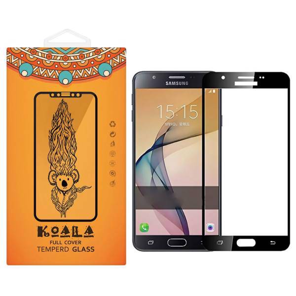 KOALA Full Cover Glass Screen Protector For Samsung Galaxy J7 Prime 2/J7 Prime 2018، محافظ صفحه نمایش شیشه ای کوالا مدل Full Cover مناسب برای گوشی موبایل سامسونگ Galaxy J7 Prime 2/J7 Prime 2018