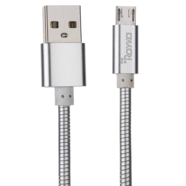 Rayka Android Spring USB to microUSB Cable 1m، کابل تبدیل USB به microUSB رایکا مدل Android Spring طول 1 متر