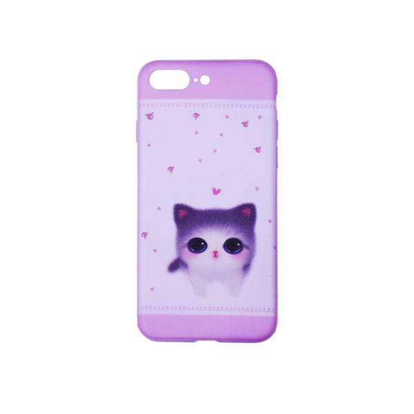 Cat Colourful Jelly Cover For Iphone 7/8 Plus، کاور ژله ای چند رنگ مدل Cat مناسب برای گوشی موبایل آیفون 7/8 پلاس