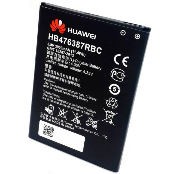Huawei HB476387RBC 3000mAh Mobile Phone Battery For Huawei Honor 3X/G750، باتری موبایل هوآوی مدل HB5R1 با ظرفیت 3000mAh مناسب برای گوشی موبایل هوآوی Honor 3X/G750