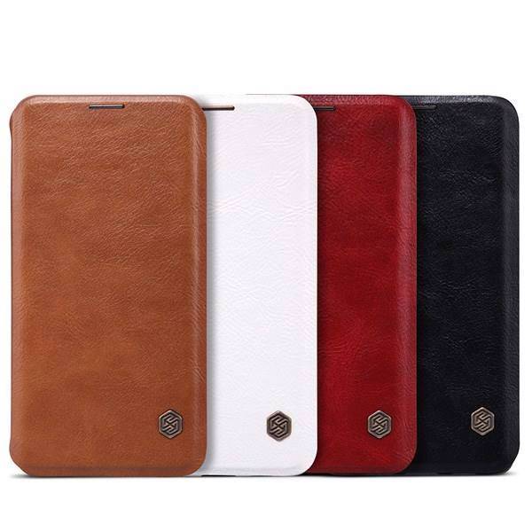 Nillkin Qin Leather Flip Cover For Samsung Galaxy S6 Edge Plus، کیف کلاسوری نیلکین مدل Qin مناسب برای گوشی موبایل سامسونگ گلکسی S6 اج پلاس