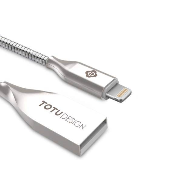Totu Joe USB To Lightning Cable 1m، کابل تبدیل USB به لایتنینگ توتو مدل Joe به طول 1 متر