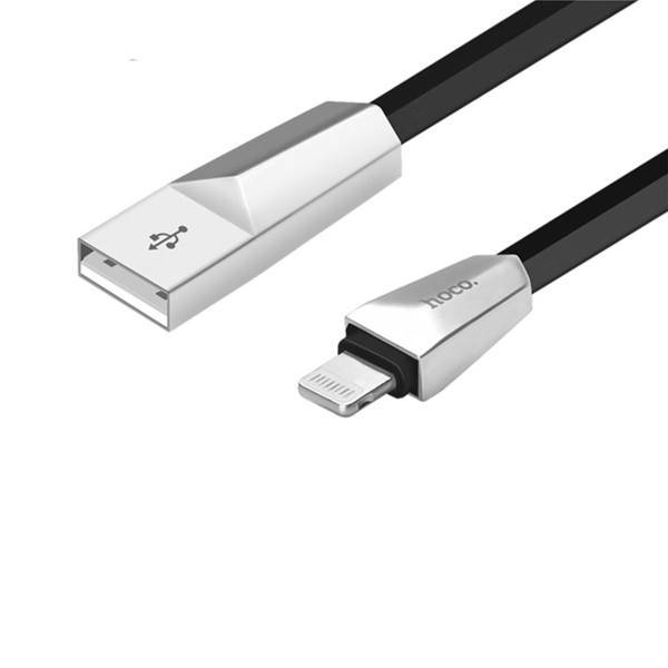 Hoco X4 zinc alloy USB To Lightning Cable 1.2M، کابل تبدیل USB به Lightning هوکو مدل X4 zinc alloy به طول 1.2 متر